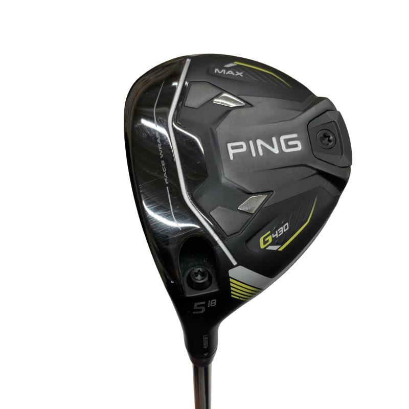 最終価格★レフティ★ 美品：PING G430 MAX FW 5W ヘッド PING（ピン） G430 MAX 5W レフティ フェアウェイウッド FW フレックス