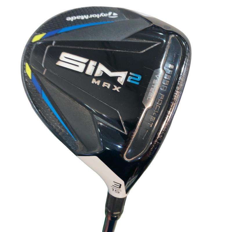 SIM2 Maxフェアウェイウッド2本セット3W(新品未開封)/5W練習場で数球 TaylorMade（テーラーメイド） SIM2 MAX 3W フェアウェイウッド FW
