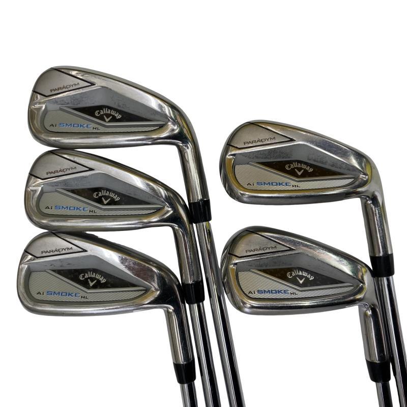 CALLAWAY PARADYM AI SMOKE HLメンズアイアン5本 S Callaway（キャロウェイ） PARADYM Ai SMOKE HL 5S アイアンセット IR