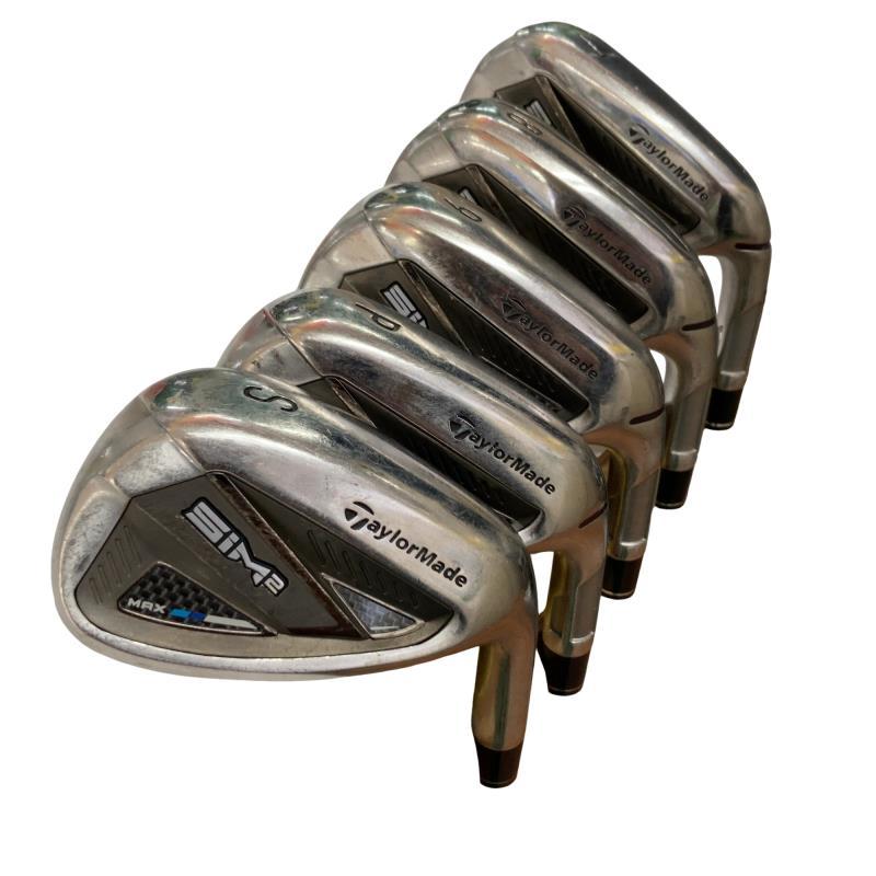 良品 テーラーメイド SiM2 MAXD レディース ゴルフ 9本　セット L TaylorMade（テーラーメイド） SIM2 MAX 5S レディース アイアンセット