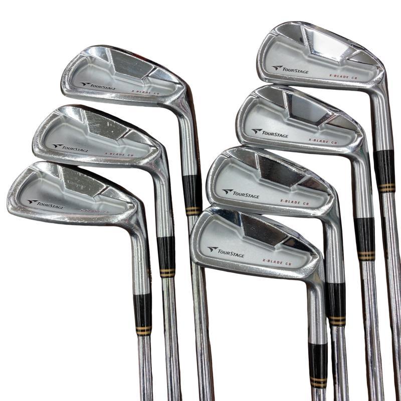 ブリヂストン TOURSTAGE アイアン 8S CB X-BLADE TOURSTAGE ブリヂストン GOLF BRIDGESTONE アイアン8本セット CB X-BLADE クラブ