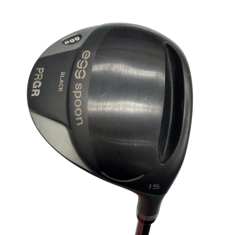 値下げ❗️PRGR egg spoon ブラック フェアウェイウッド　15°SR PRGR（プロギア） egg spoon BLACK 15° フェアウェイウッド FW