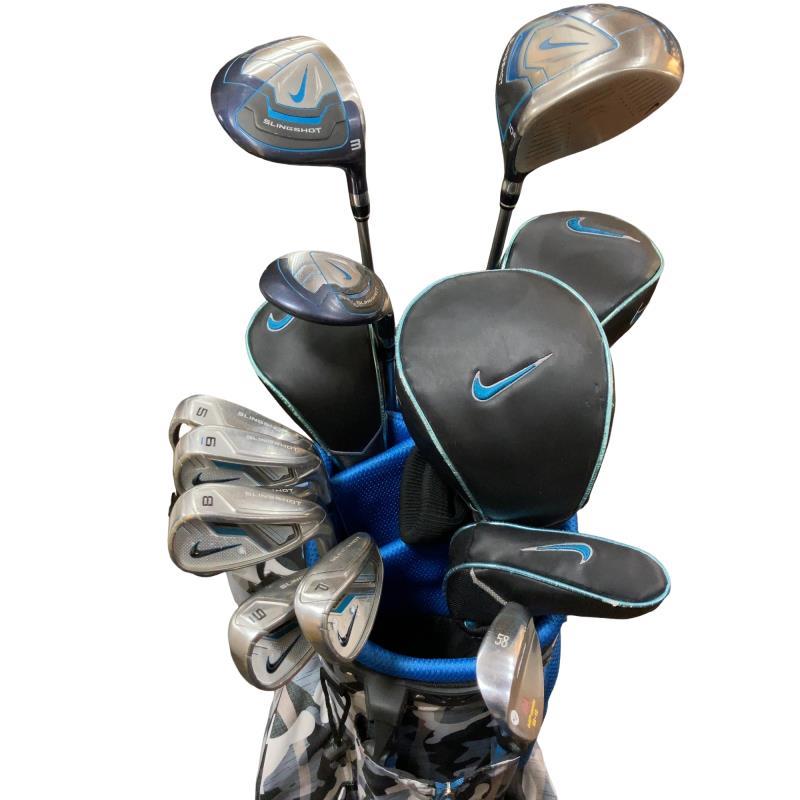 【◎送料無料】 NIKE 他　ゴルフクラブセット フレックスS NIKE（ナイキ） SLINGSHOT(2013) 11S クラブセット CS フレックスUNI