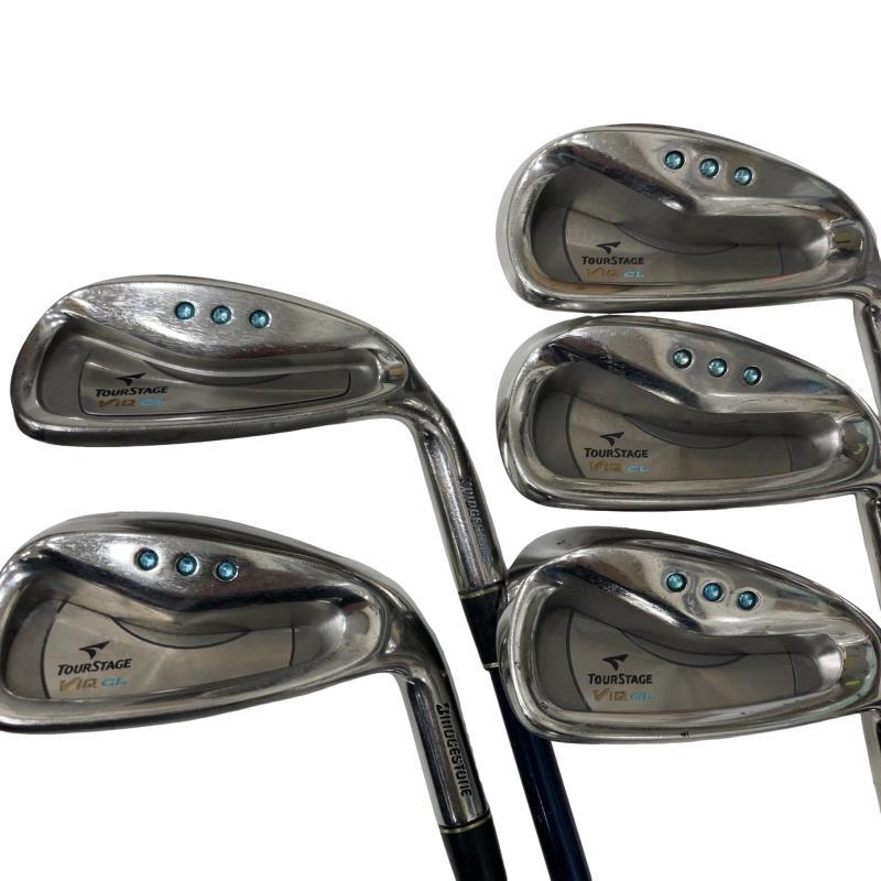 TOUR STAGE VIQ CL アイアンセット レディース フレックスL BRIDGESTONE GOLF ブリヂストン TOURSTAGE ViQ CL(2006) 5S レディース