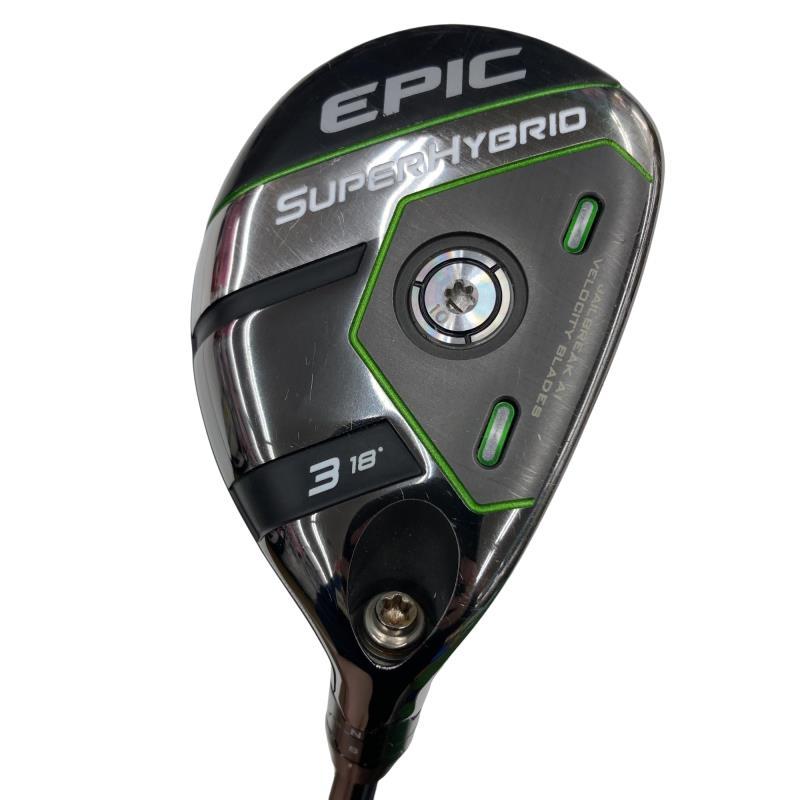 【美品】 EPIC SUPER HYBRID U3 H3 ヘッドのみ Callaway（キャロウェイ） EPIC SUPER HYBRID U3 ユーティリティ UT
