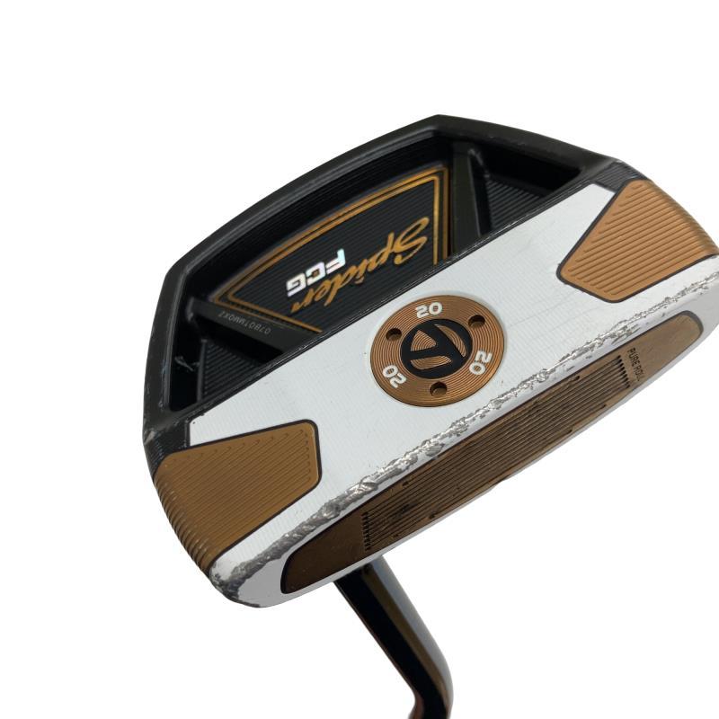 TaylorMade テーラーメイド Spider FCG BLACK/WHITE パター 33インチ カバー付 TaylorMade（テーラーメイド） Spider FCG BLACK/WHITE シングルベンド