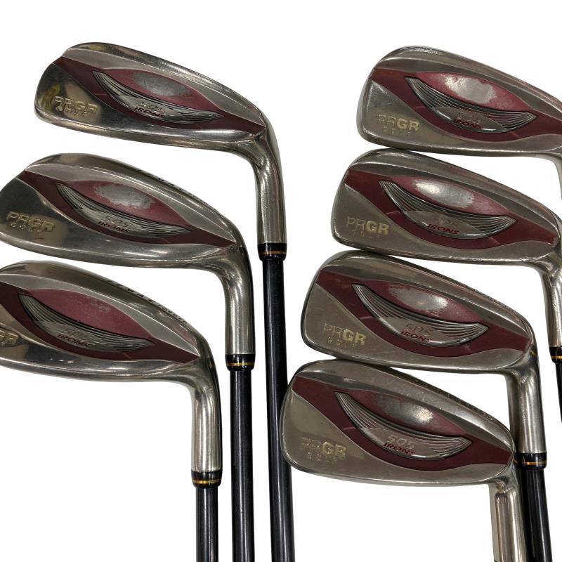 良品状態良好 PRGR/プロギア 505 レディースアイアンセット8本 バッグ付 PRGR（プロギア） 505 IRONS 8S レディース アイアンセット IR