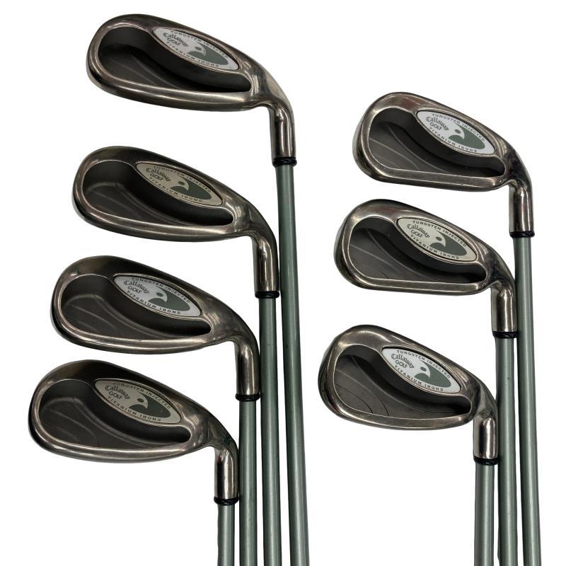 レディース　キャロウェイ　ホークアイ　アイアンセット8本　L HAWK EYE Callaway（キャロウェイ） HAWK EYE IRONS 8S レディース アイアン