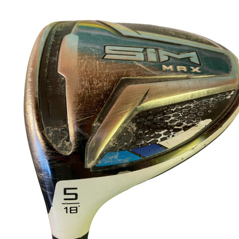 TaylorMade SIM フェアウェイウッド　5W レフティ　左 TaylorMade（テーラーメイド） SIM MAX 5W レフティ フェアウェイ