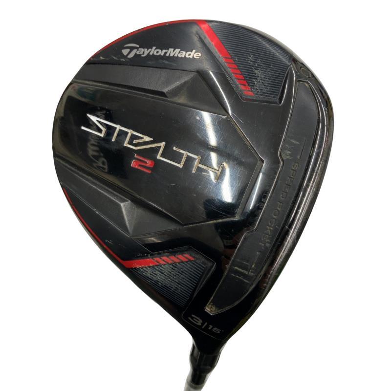 【美品】 TaylorMade STEALTH2 3W 硬さR TaylorMade（テーラーメイド） STEALTH2 3W USA フェアウェイウッド FW