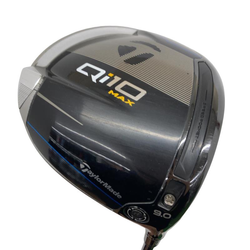 【美品】Qi10MAXドライバー 9° Sフレックス TaylorMade（テーラーメイド） Qi10 MAX 9° ドライバー DR フレックスS