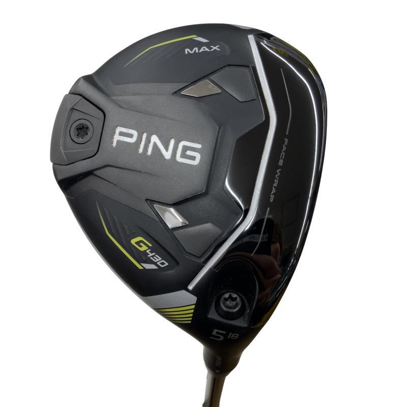 【美品】 PING G430 MAX フェアウェイウッド 5番 18度　SR PING（ピン） G430 MAX 5W フェアウェイウッド FW フレックスSR
