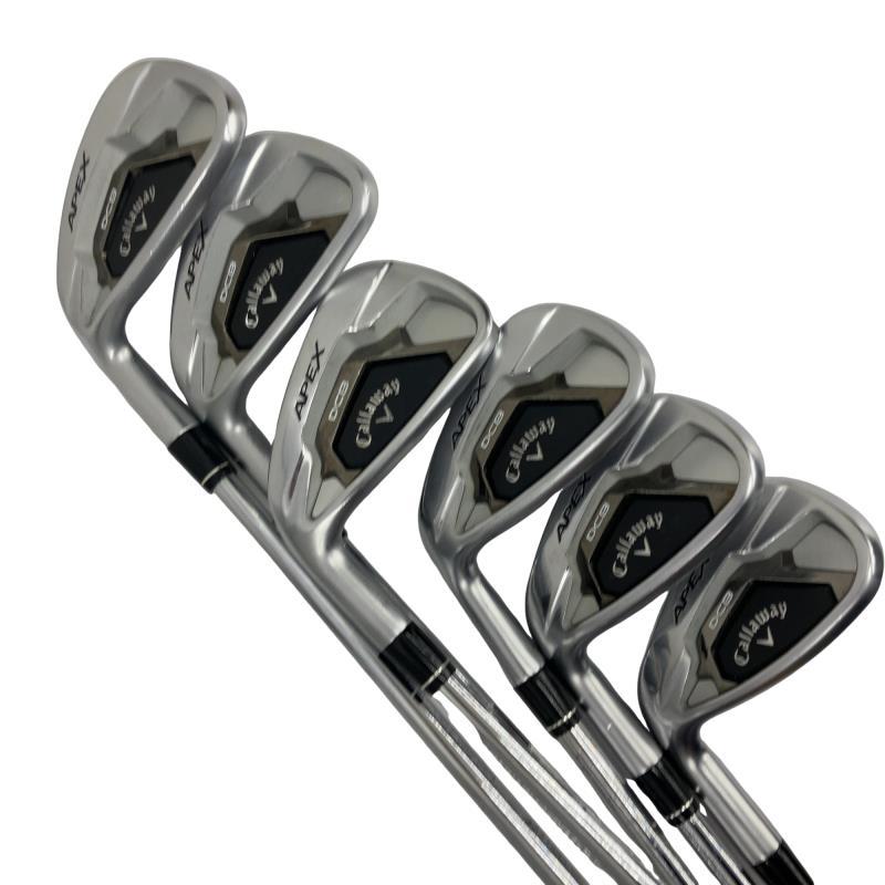 【レフティ】 キャロウェイ APEX DCB アイアンセット ６本　S メンズ Callaway（キャロウェイ） APEX DCB(2021) 6S レフティ アイアンセット
