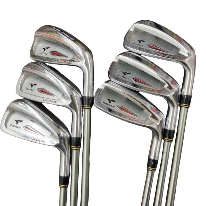 ⭐️TOURSTAGE X-BLADE GR アイアン6本セット シャフト(S