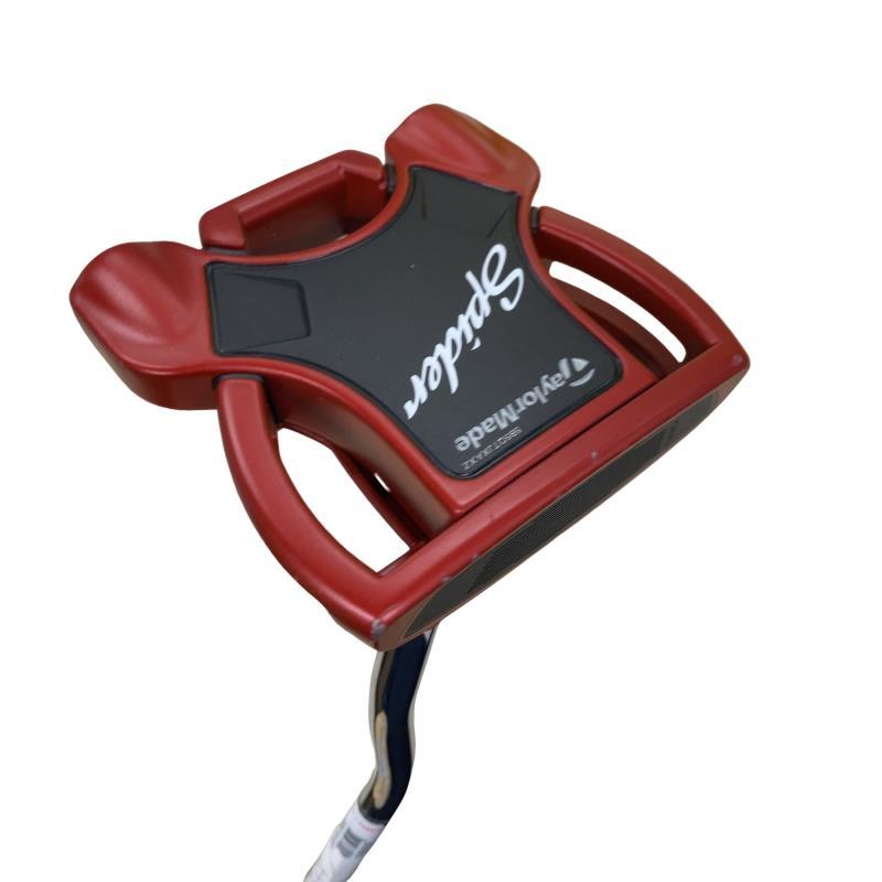 【美品】テーラーメイドスパイダーレッド パター　34インチ　ダブルベンド TaylorMade（テーラーメイド） Spider RED ダブルベンド 34インチ