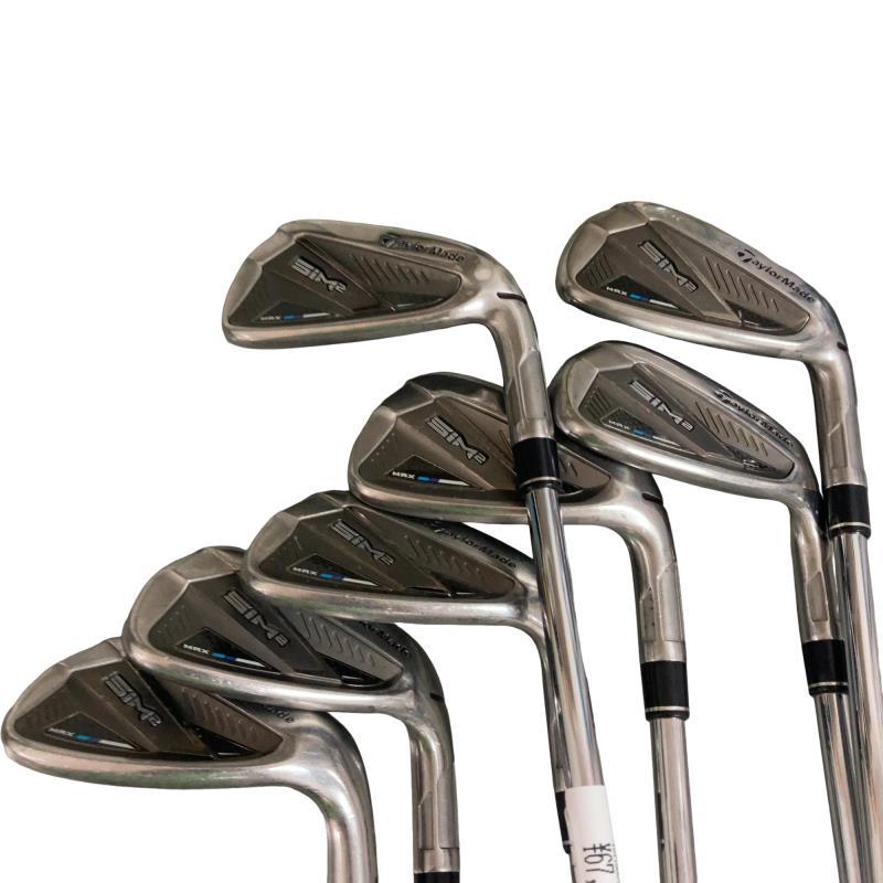テーラーメイド、8番アイアン、Sim2 max 右打ち用、フレックスs TaylorMade（テーラーメイド） SIM2 MAX 8S アイアンセット IR