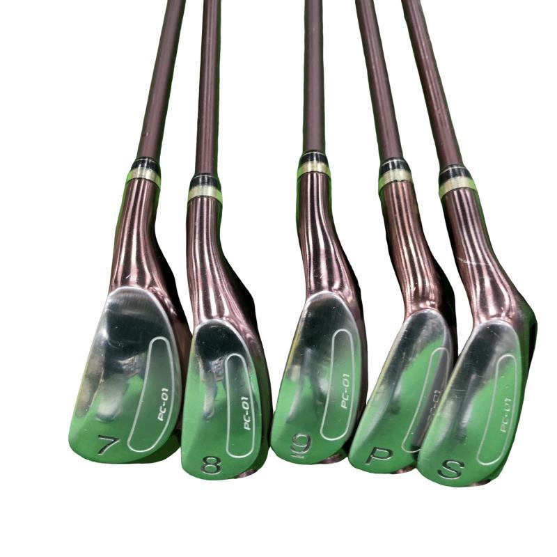 ケン　プロギア egg レディース アイアン5本セット　カバー付 PRGR（プロギア） egg POWER CAVITY 5S レディース アイアンセット IR