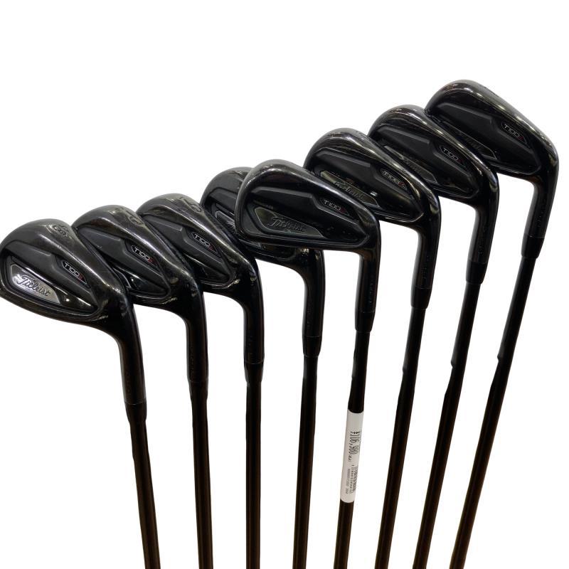 限定 Titleist T100S タイトリスト メンズアイアン 8本 ブラック Titleist（タイトリスト） Titleist T100S ブラック 8S アイアンセット