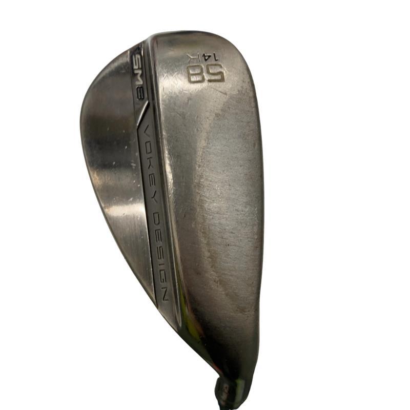 タイトリスト VOKEY SPIN MILLED SM8 ブラッシュドスチール 58°/14°K ウェッジ WG フレックスS_3