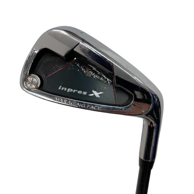6D44 ヤマハインプレス inpresX DBlack アイアン 8本 YAMAHA（ヤマハ） inpres X D BLACK 8S アイアンセット IR フレックスR