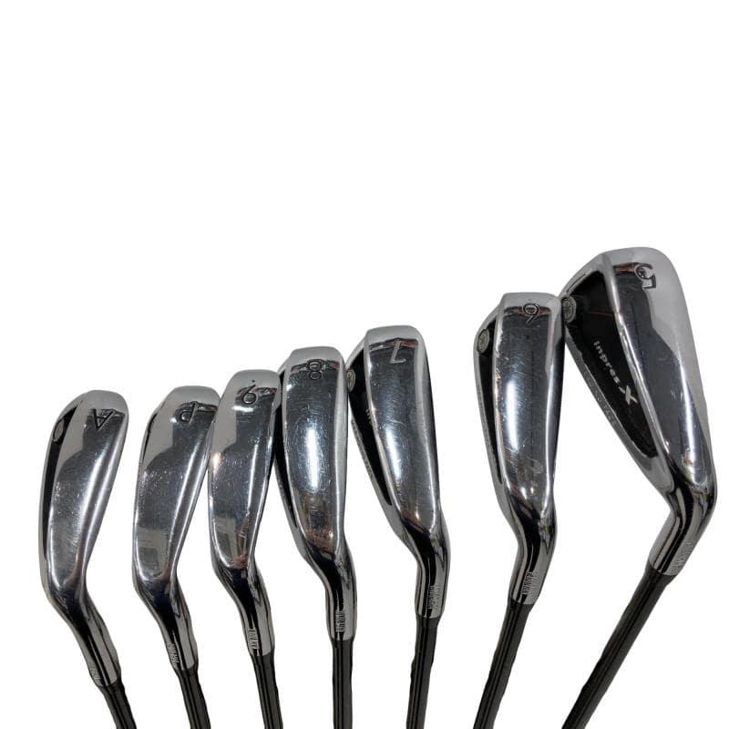 6D44 ヤマハインプレス inpresX DBlack アイアン 8本 YAMAHA（ヤマハ） inpres X D BLACK 8S アイアンセット IR フレックスR