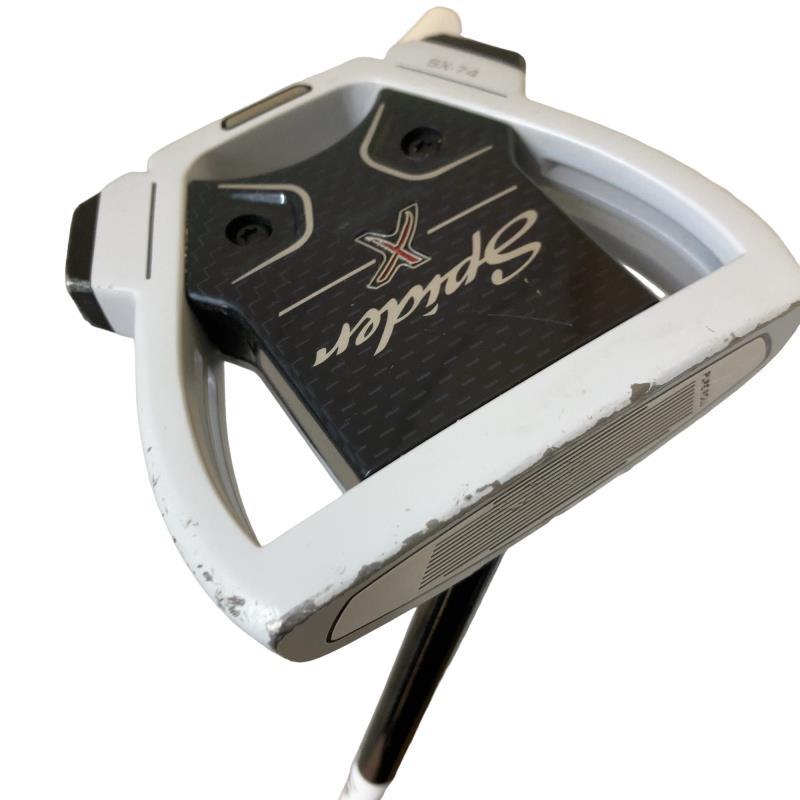 スパイダーX センターシャフト　ホワイトチョーク　34インチ　未使用カバー付き TaylorMade（テーラーメイド） Spider X CHALK/WHITE センターシャフト