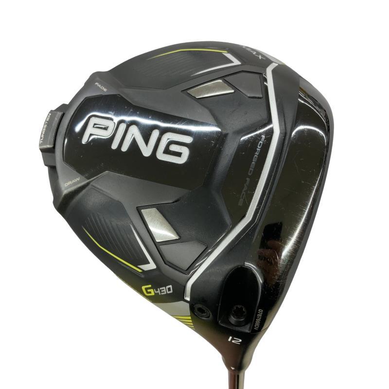 PING G430 MAX ドライバー ヘッド 12度 PING（ピン） G430 MAX 12° ドライバー DR フレックスSR : ゴルフ