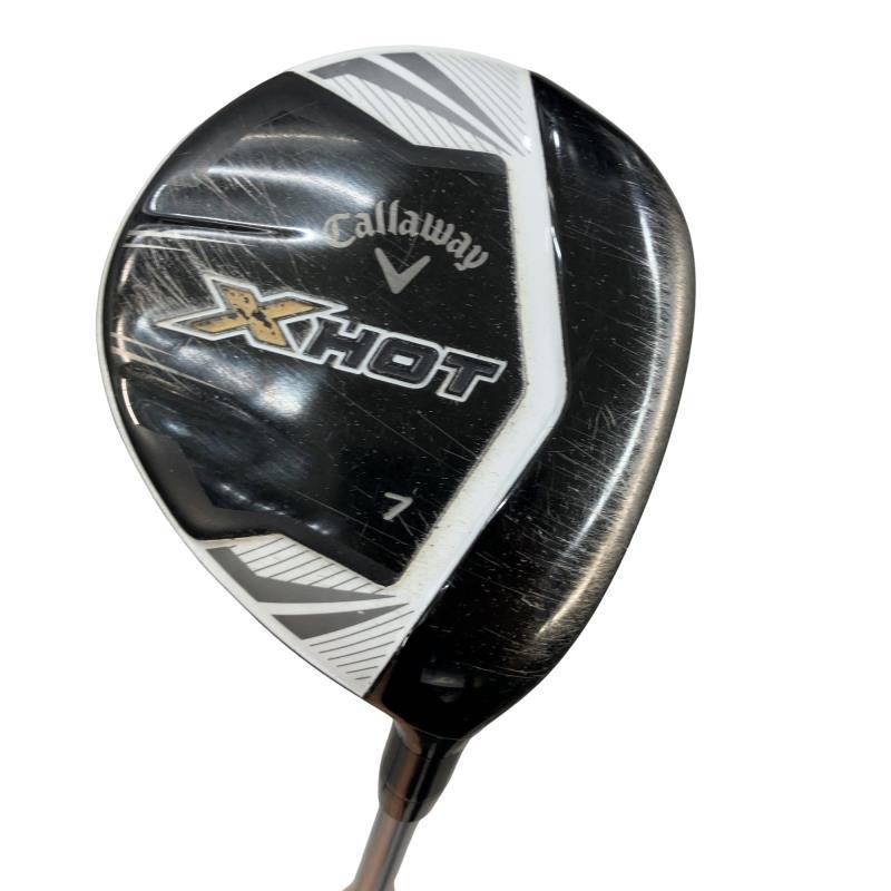 名器】キャロウェイ X HOT フェアウェイウッド 7W（21°） フレックスS Callaway（キャロウェイ） X HOT 7W フェアウェイウッド FW フレックス