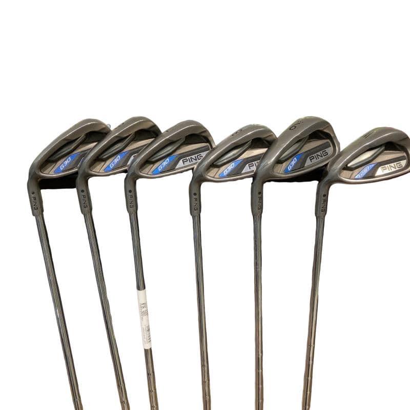 PING G30アイアンセット スチールシャフト 6本 PING（ピン） G30 6S レフティ アイアンセット IR フレックスS
