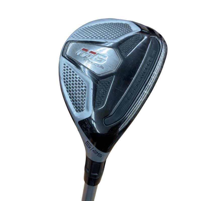 【美品】TaylorMade M6 5u/25°(R)ユーティリティクラブ TaylorMade（テーラーメイド） M6 U5 ユーティリティ UT フレックスS