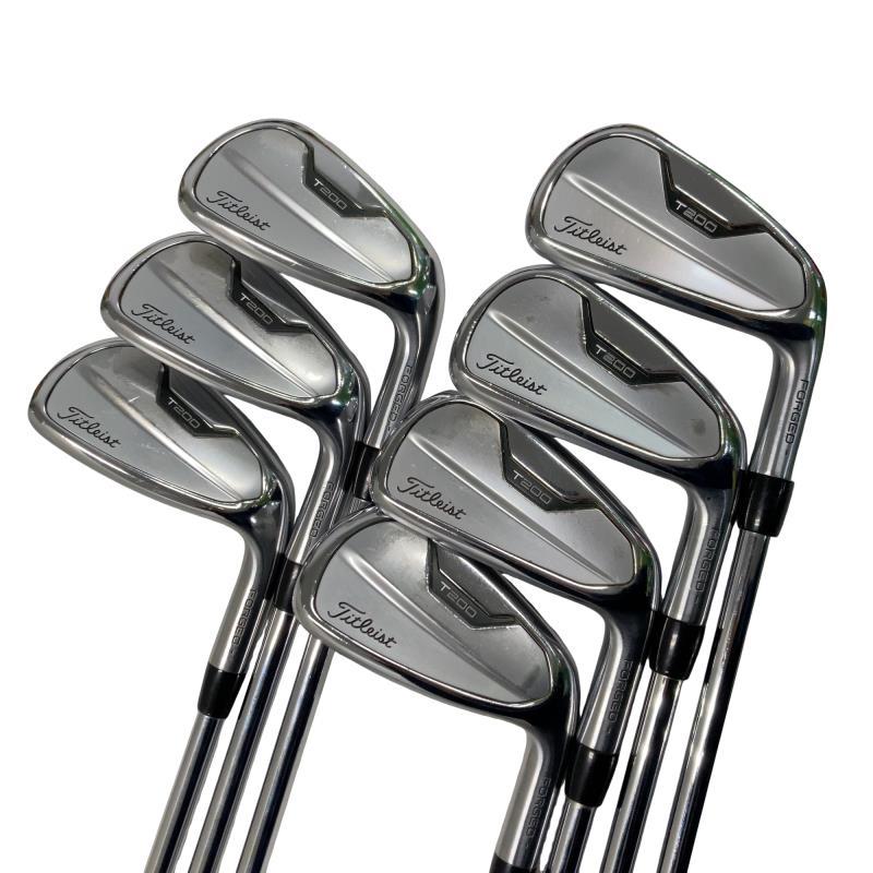 超美品！2021年Titleist タイトリスト T200 アイアン７本セットS Titleist（タイトリスト） Titleist T200(2021) 7S アイアンセット IR