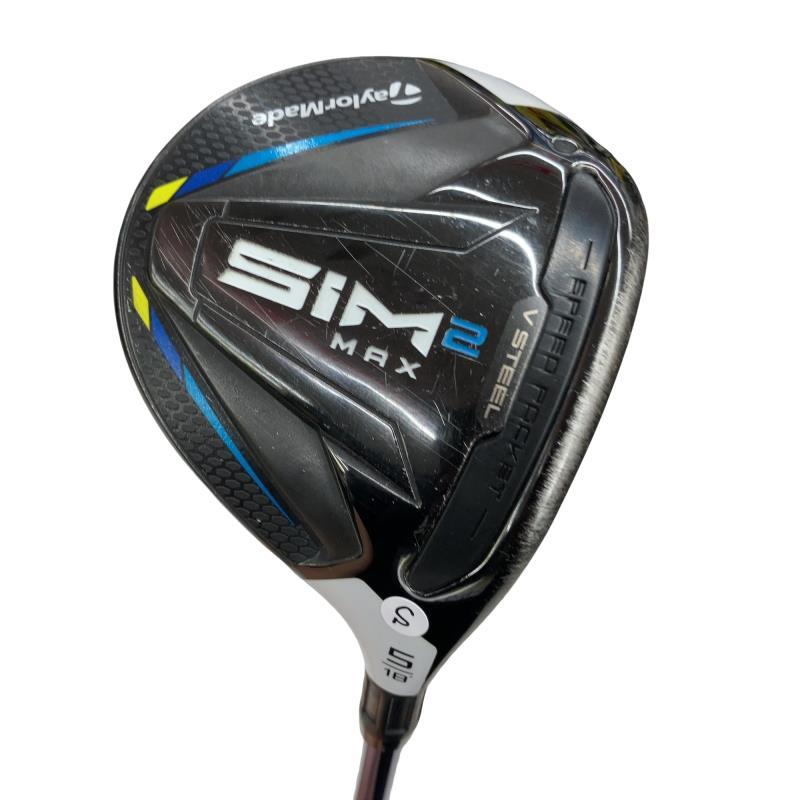 【美品】TaylorMade SIM2 MAX フェアウェイウッド ５Ｗ TaylorMade（テーラーメイド） SIM2 MAX 5W フェアウェイウッド FW