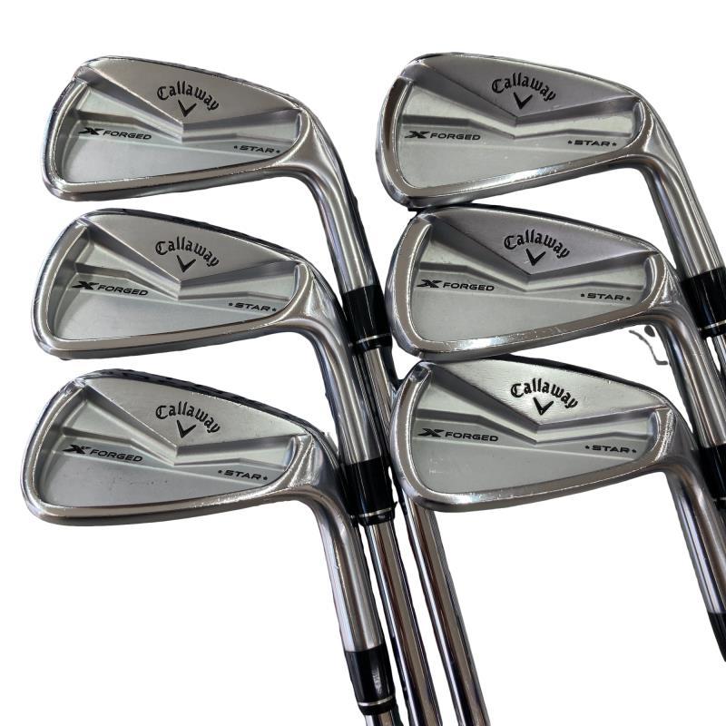 キャロウェイ X FORGED STAR(2024) 6S アイアンセット IR フレックスS 