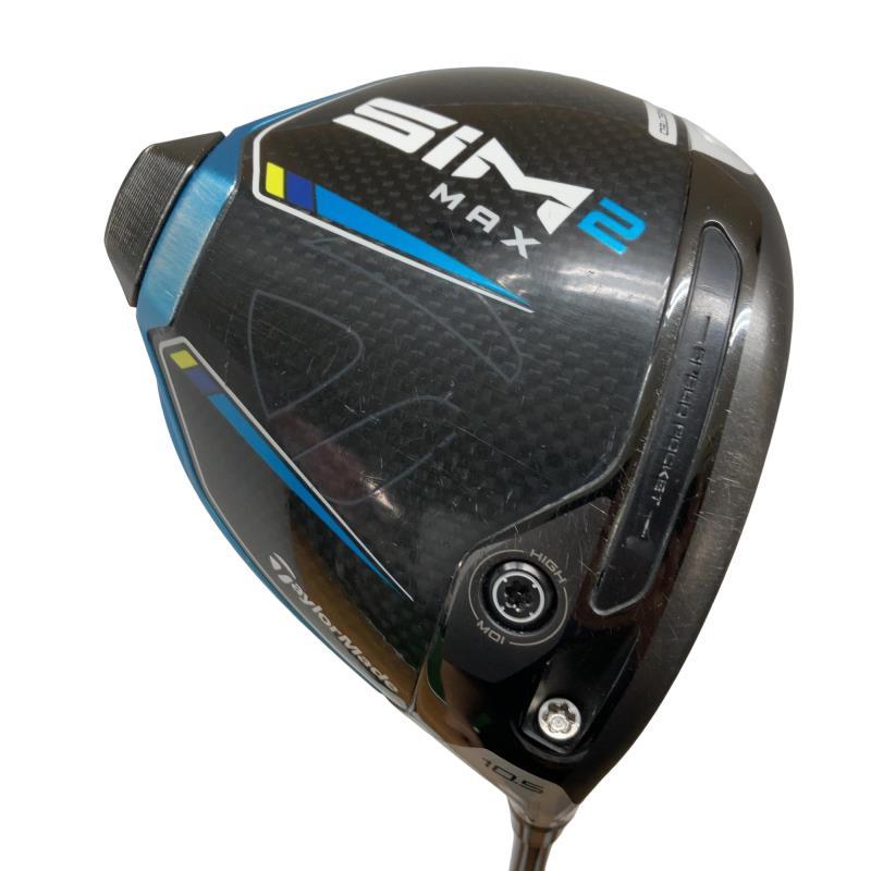 【美品】SIM2 MAX ドライバー 10.5度 TM50SR TaylorMade（テーラーメイド） SIM2 MAX 10.5° ドライバー DR