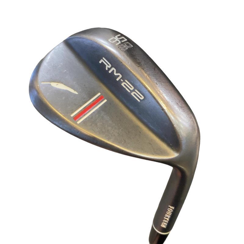 【メンズ右】フォーティーン RM-22 54° 08 WEDGE マットブラック FOURTEEN（フォーティーン） RM-22 ノーメッキマットブラック 56°/08