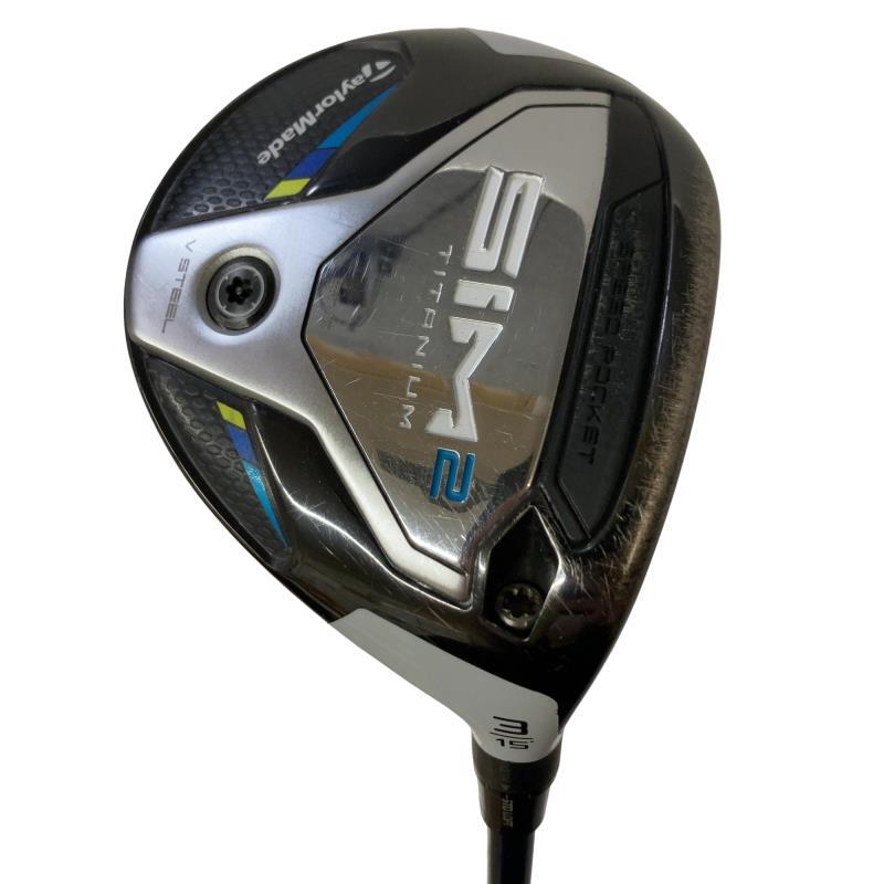 【超美品】テーラーメイド SIM2 TITANIUMフェアウェイ3W TM50S TaylorMade（テーラーメイド） SIM2 3W フェアウェイウッド FW