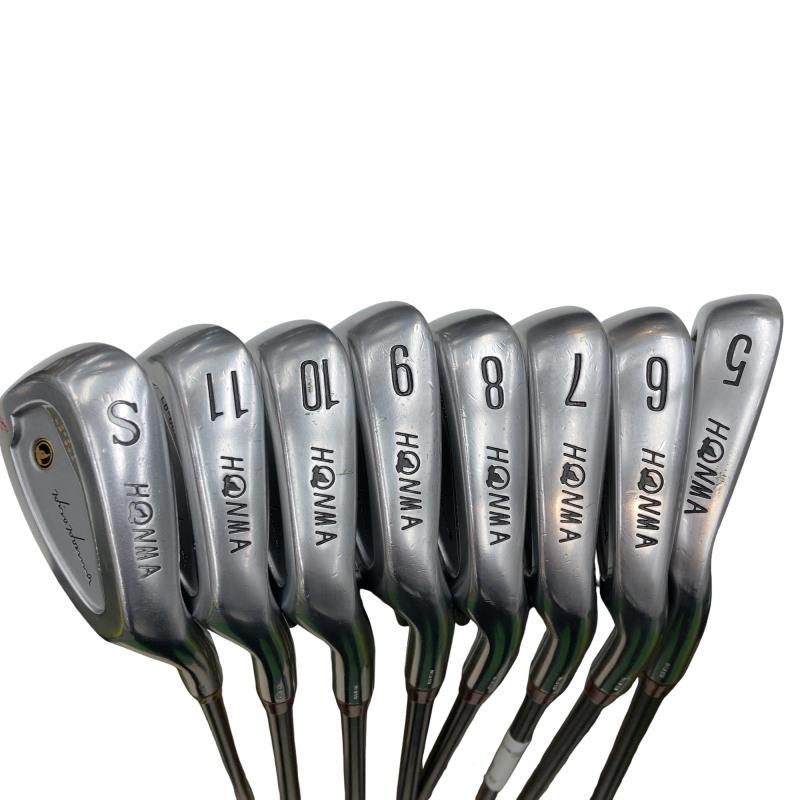 【女性用】HONMA LB-606 ★★ レディース アイアンセット ８本 HONMA GOLF（本間ゴルフ） LB-606 黒七宝 8S レディース アイアン