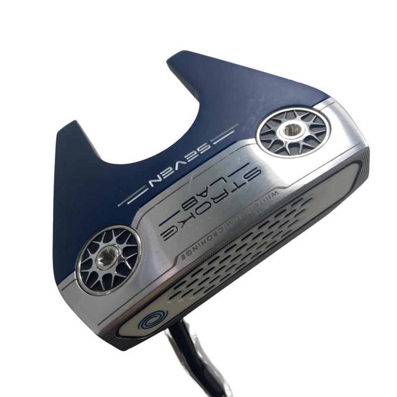 オデッセイSTROKE LAB SEVEN パター 32インチ【ヘッドカバー付】 ODYSSEY（キャロウェイゴルフ） オデッセイ STROKE LAB SEVEN(シルバー