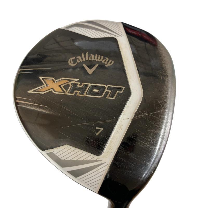 名器】キャロウェイ X HOT フェアウェイウッド 7W（21°） フレックスS Callaway（キャロウェイ） X HOT 7W フェアウェイウッド FW フレックス
