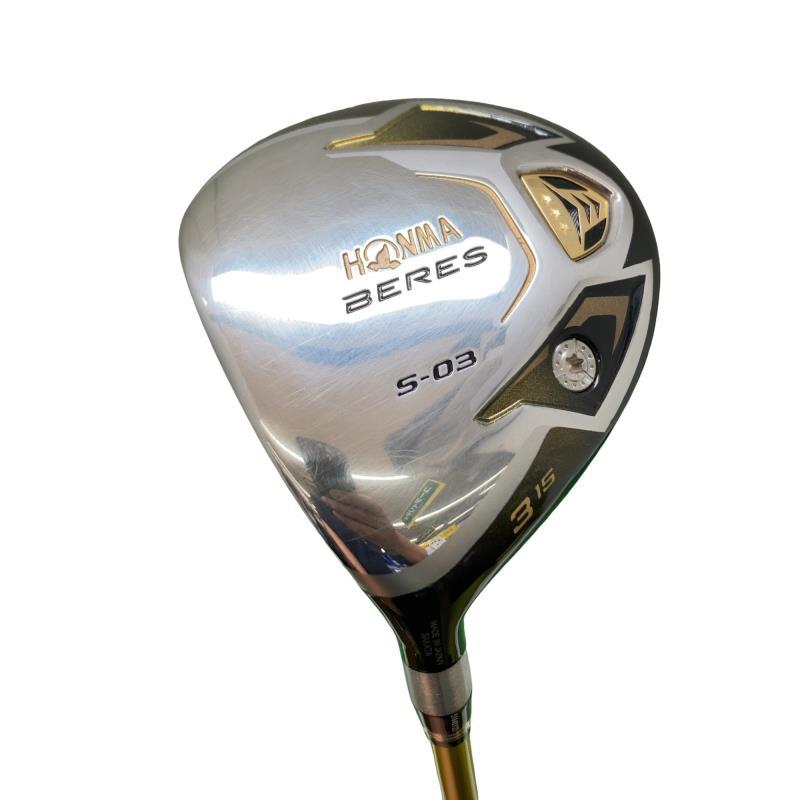 ホンマ ベレス S–03 ★★★ フェアウェイウッド#3#5#7セットOH済み HONMA GOLF（本間ゴルフ） BERES S-03 3W レフティ フェアウェイウッド