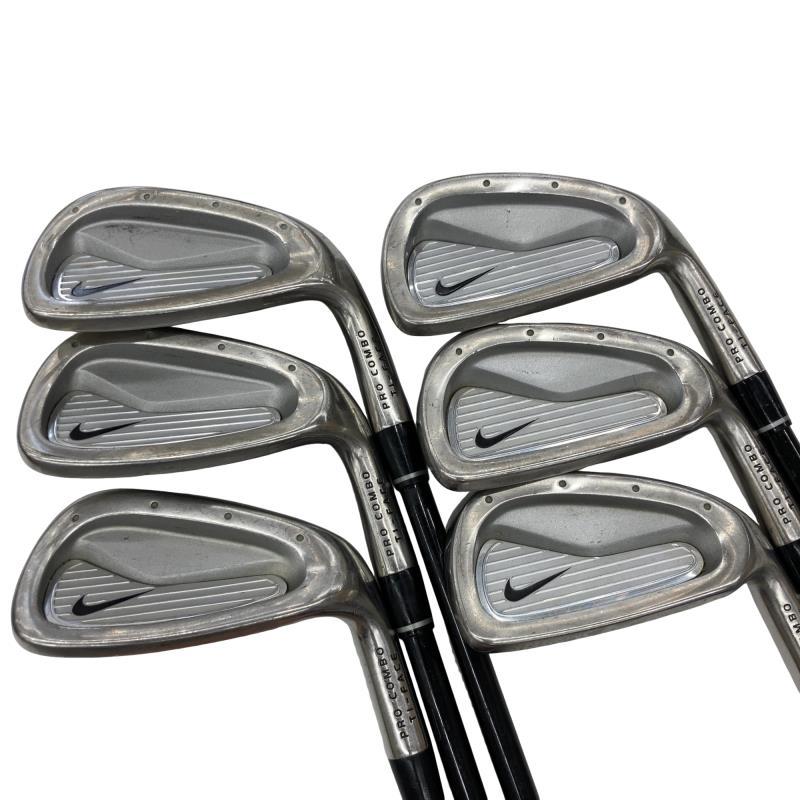 NIKE - NIKE アイアンセット  PRO COMBO プロコンボ TI-FACE NIKE（ナイキ） PRO COMBO TI-FACE 6S アイアンセット IR フレックスR