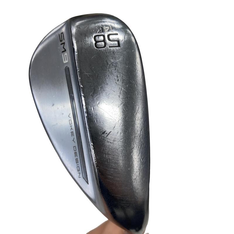 SM9 ウェッジ 58度 14K ボーケイ タイトリスト Titleist（タイトリスト） VOKEY SPIN MILLED SM9 ツアークロム 58°/14