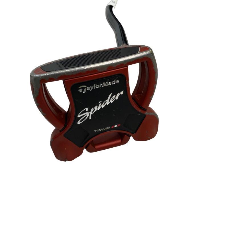【美品】テーラーメイドスパイダーレッド パター　34インチ　ダブルベンド TaylorMade（テーラーメイド） Spider Tour RED(サイトライン) ダブル