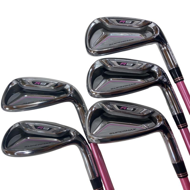 テーラーメイド R9 SUPERMAX 5本 7〜9・P・S ピンクカーボン TaylorMade（テーラーメイド） R9 SUPER MAX 5S レディース アイアン