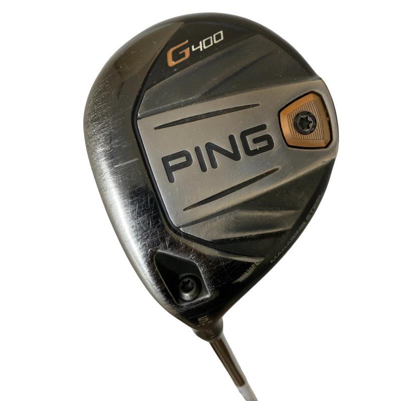 【美品】 PING G400 5W フェアウェイウッド スリーブ&交換ウエイト付 PING（ピン） G400 5W レフティ フェアウェイウッド FW フレックスR