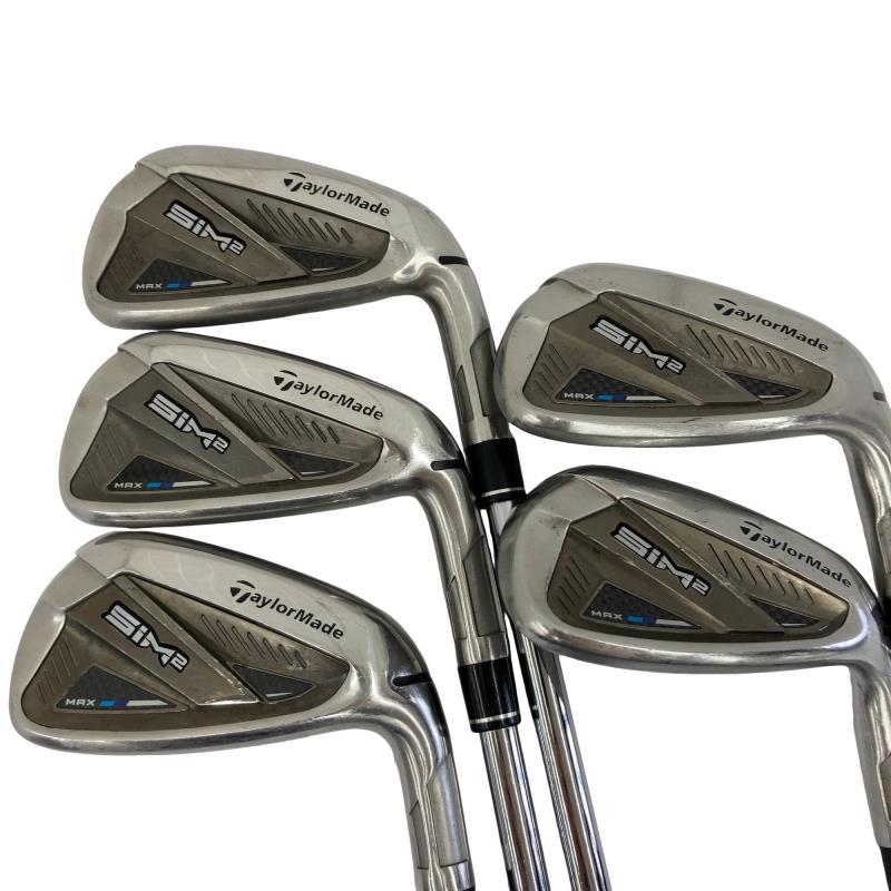 TaylorMade SIM2 MAX アイアン5本(P-6) フレックスS TaylorMade（テーラーメイド） SIM2 MAX 5S アイアンセット IR
