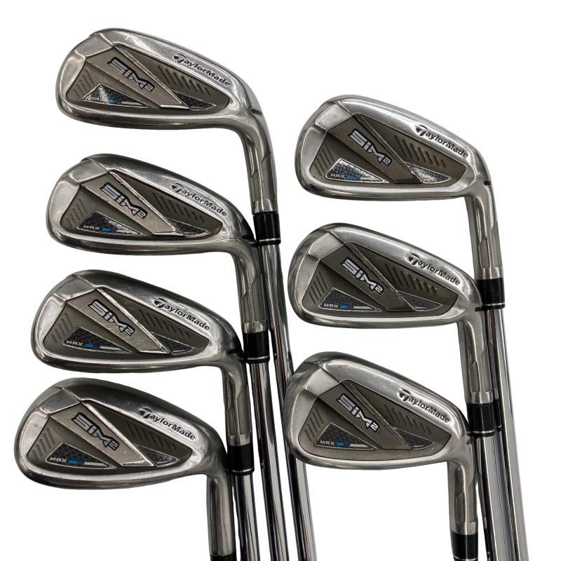 TaylorMade テーラーメイド SIM2 MAX アイアン 7番 単品 S TaylorMade（テーラーメイド） SIM2 MAX 7S アイアンセット IR