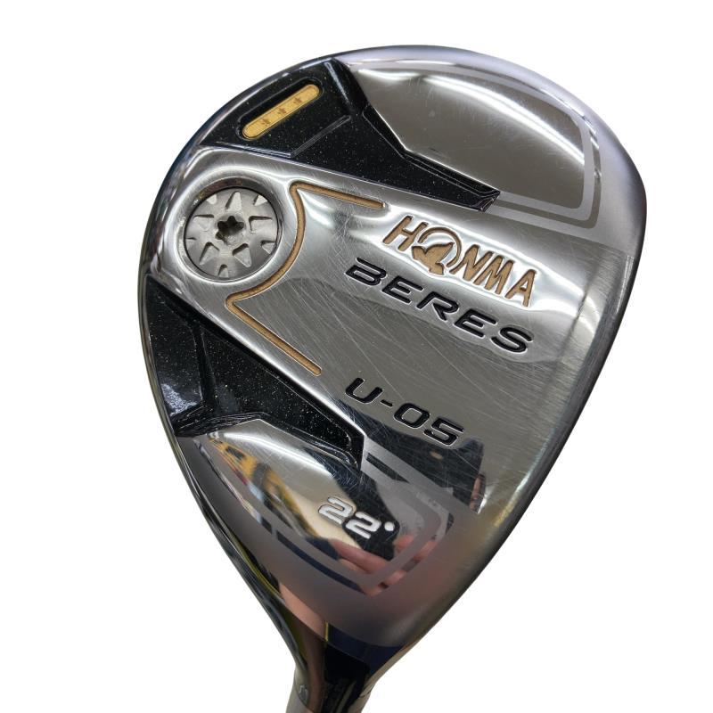 未使用 HONMA BERES U-22ユーティリティ22° R 5S カバー付 HONMA GOLF（本間ゴルフ） BERES U-05 22° ユーティリティ UT