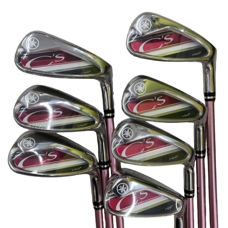 【新品 未使用 】ヤマハ シーズ レディースアイアン 7本セット FLEX L YAMAHA（ヤマハ） C's 7S(レッド) レディース アイアンセット IR