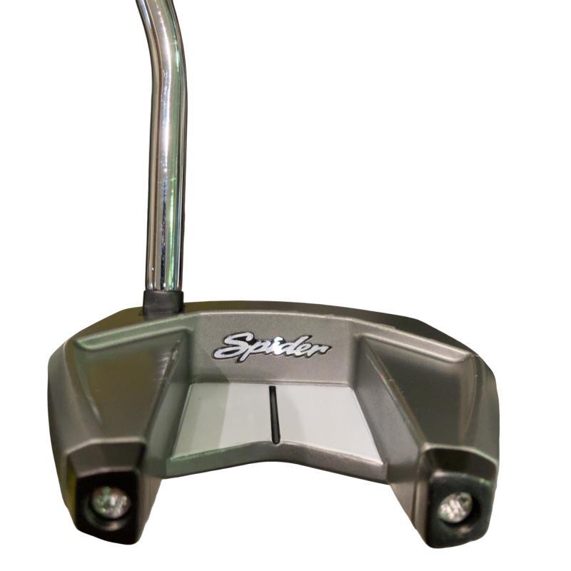 テーラーメイド スパイダー パター SR PLATINUM/WHITE 美品 TaylorMade（テーラーメイド） Spider SR PLATINUM/WHITE シングル